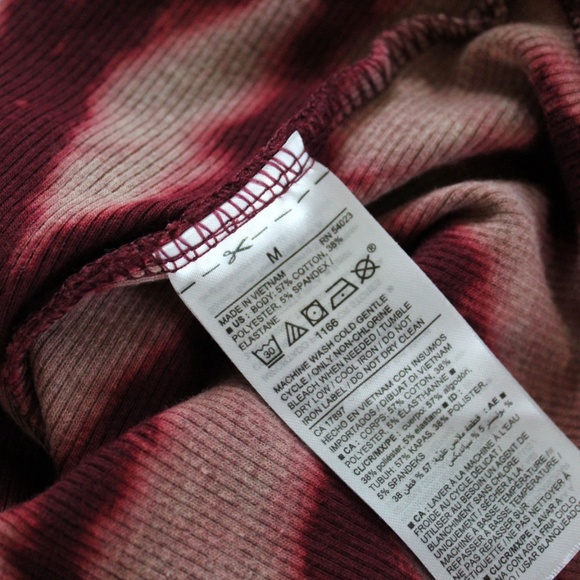 Handmade tie dye ribbed knit tank top by Hue Revival - Picture 7 of 11